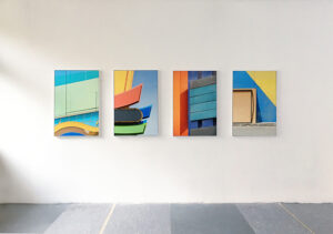 Exhibition 'View', installation view, BBK Nuremberg, 2020