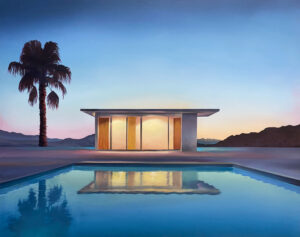 Poolside X, 2026, acrylic on AluDiBond, 95 x 120 cm